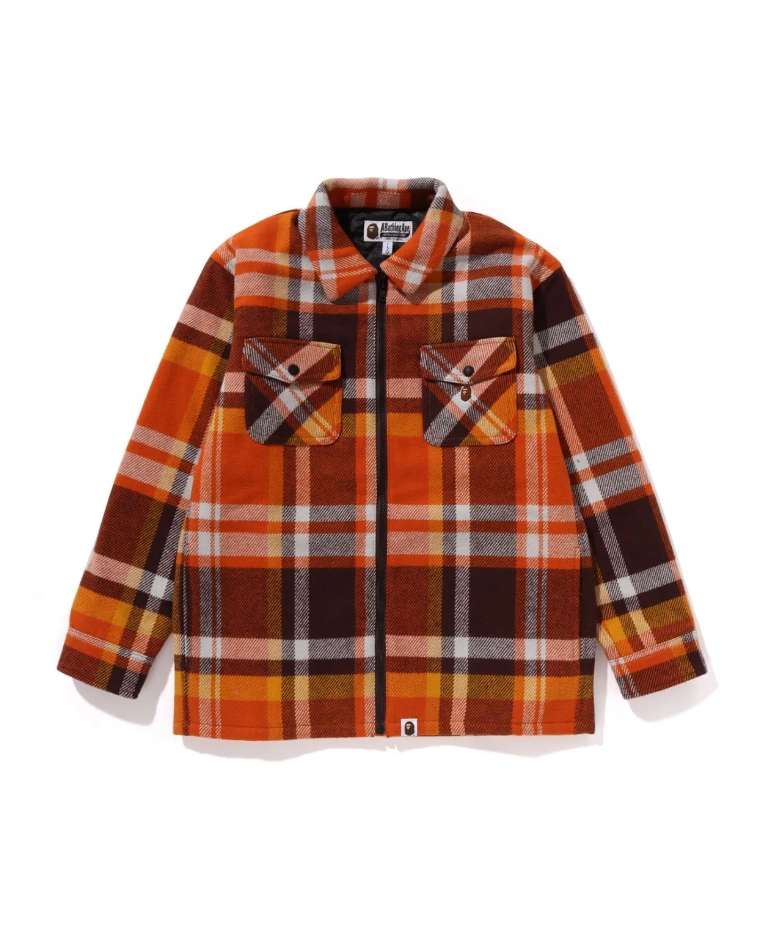 Куртка в клетку BAPE A BATHING APE PIRATE STORE, ORANGE