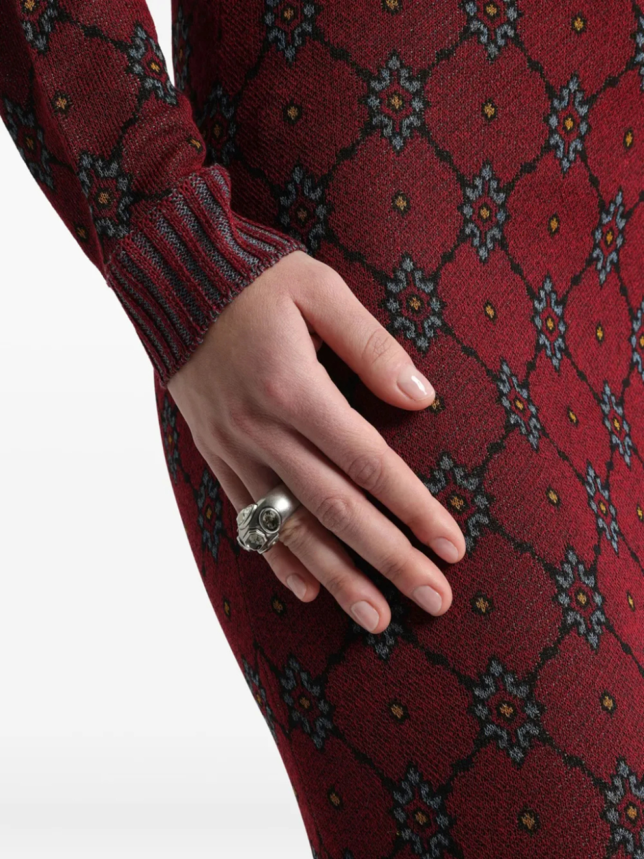 

Кольцо ETRO с кристаллами, серебряный
