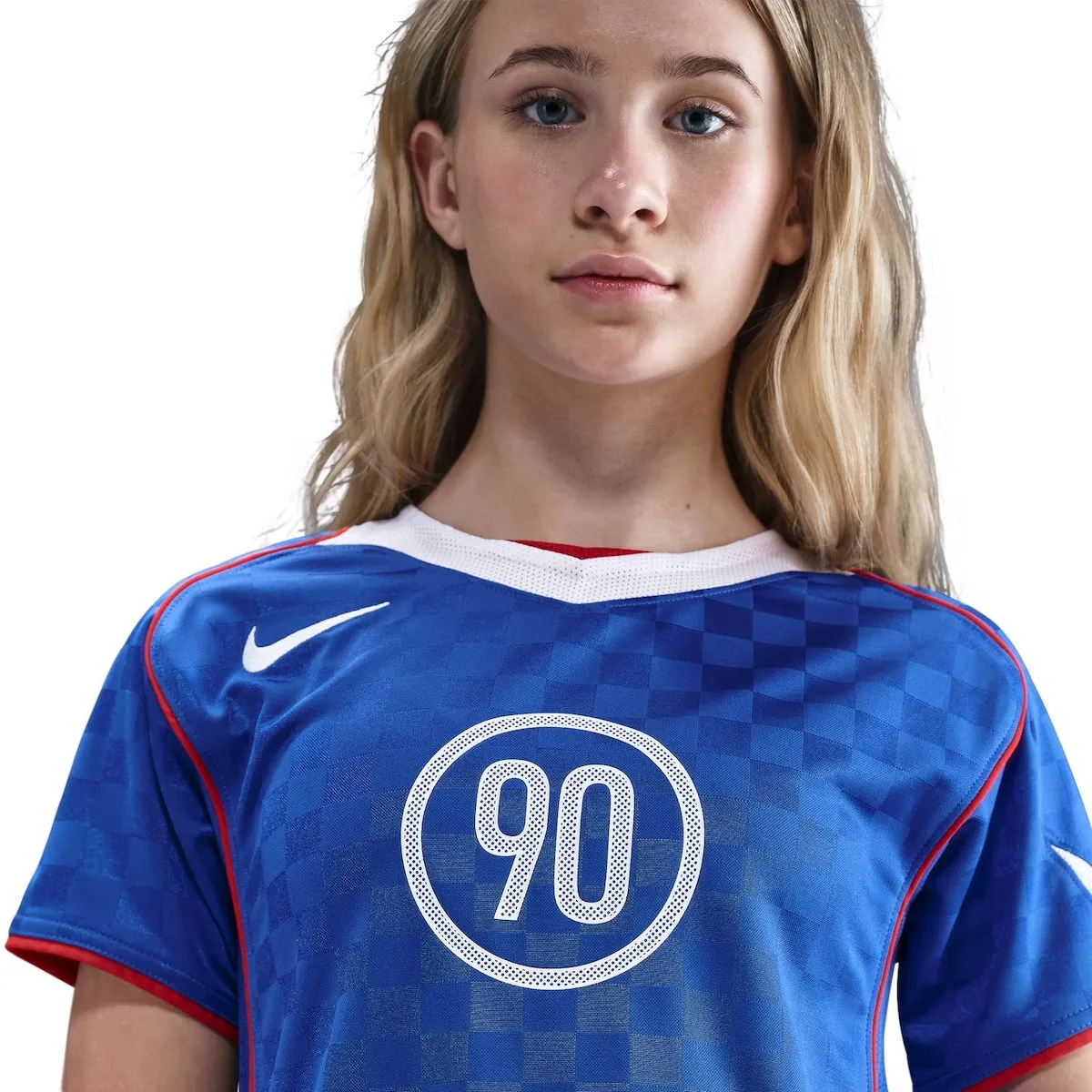 Детская футболка Dri-FIT Total 90 Energy Nike, синий — фото 2