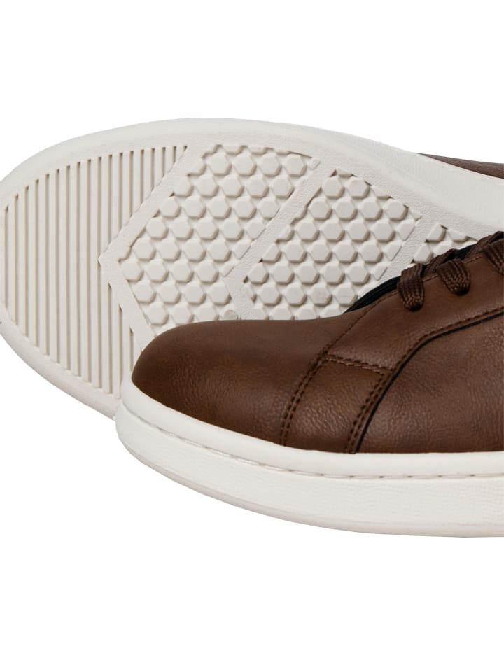 Jack and Jones Кроссовки JFWHASTINGS из искусственной кожи коричневого цвета — фото 4