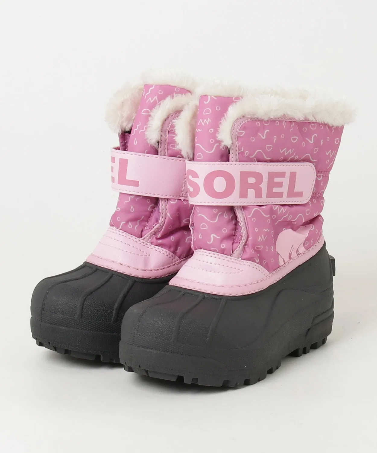 Детские ботинки Sorel Snow Commander розовые