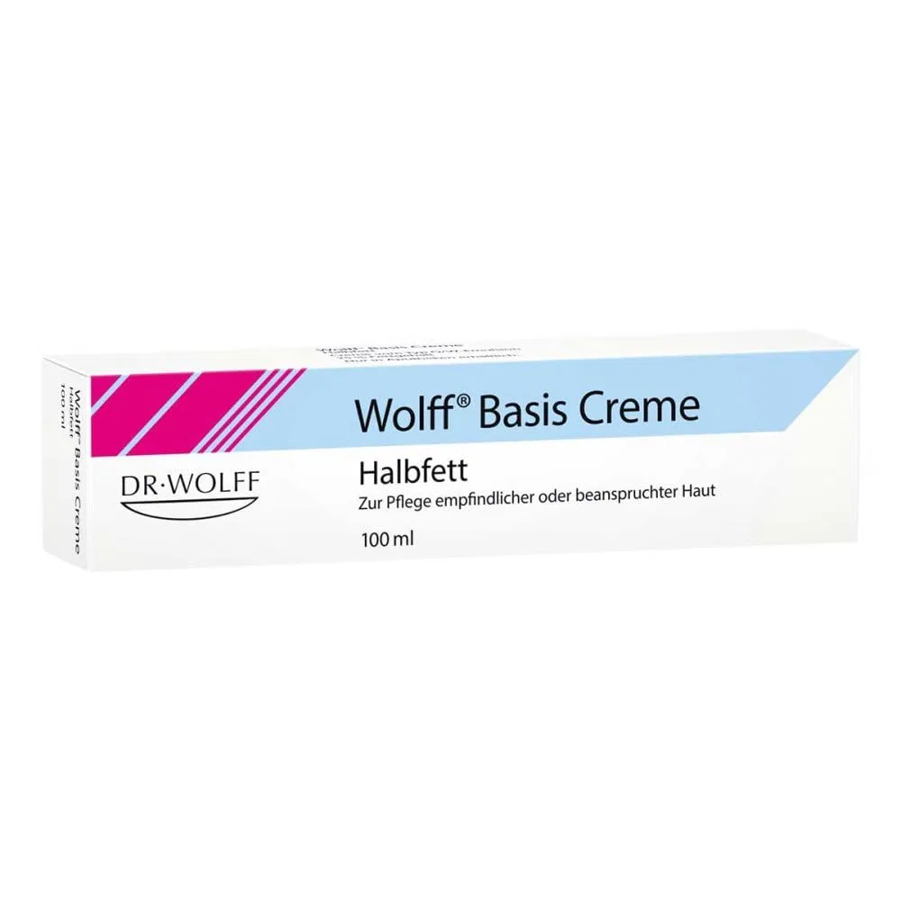 Базовый полужирный крем Wolff Basis Creme Halbfett 100 мл Dr. August Wolff Gmbh & Co.Kg Arzneimittel — фото 2