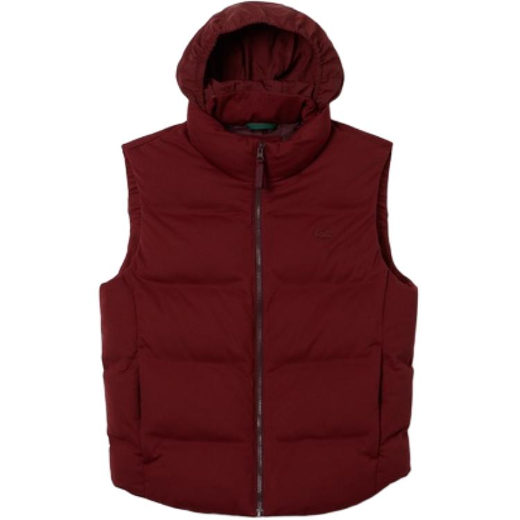 

LACOSTE Мужская бордовая жилетка, Bordeaux