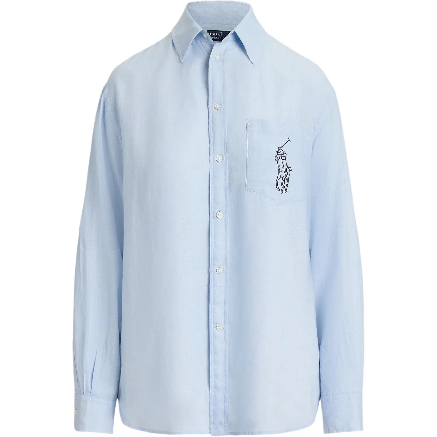 Рубашка Big Pony свободного кроя Polo Ralph Lauren холодная весна