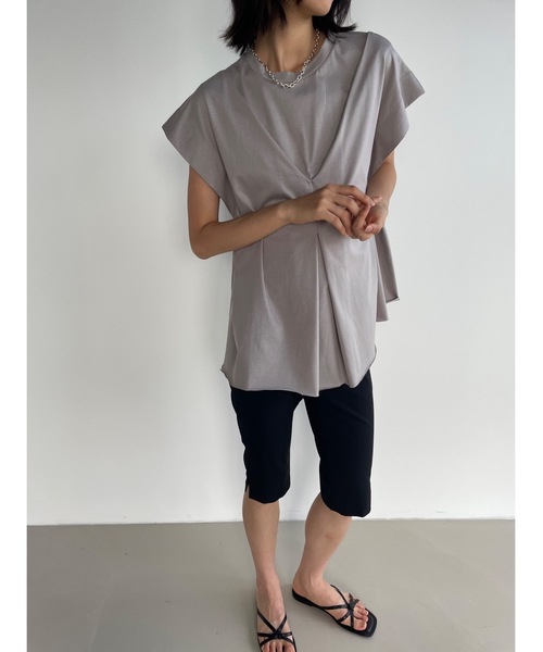 

Футболка с дизайном для заправки передней части Didot.showroom, серо-бежевый