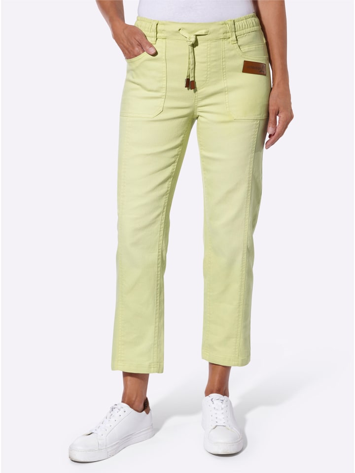 

Джинсы 7/8 фисташкового цвета WITT WEIDEN