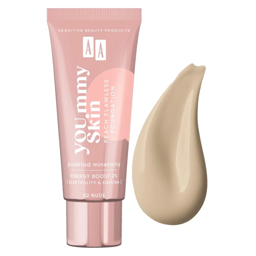 Минеральный праймер-основа «YOU.mmy Skin Peach Flawless Foundation» от AA Aa