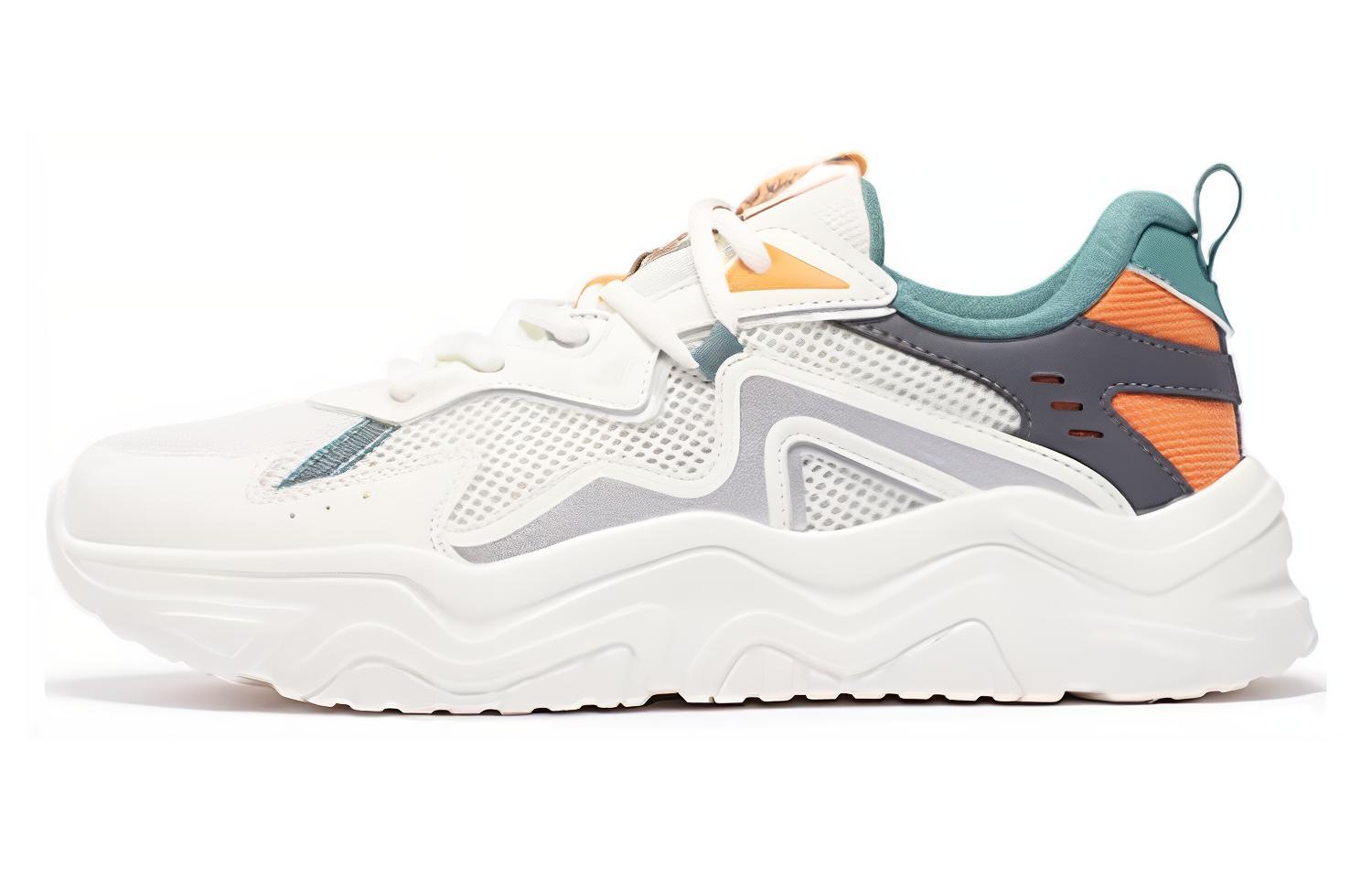 

Антискользящие износостойкие мужские низкие повседневные кроссовки 361°, бело-голубые