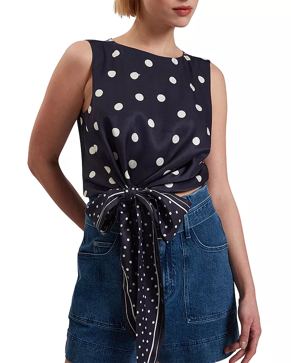 

Топ без рукавов Veiraa с узлом Ted Baker, синий