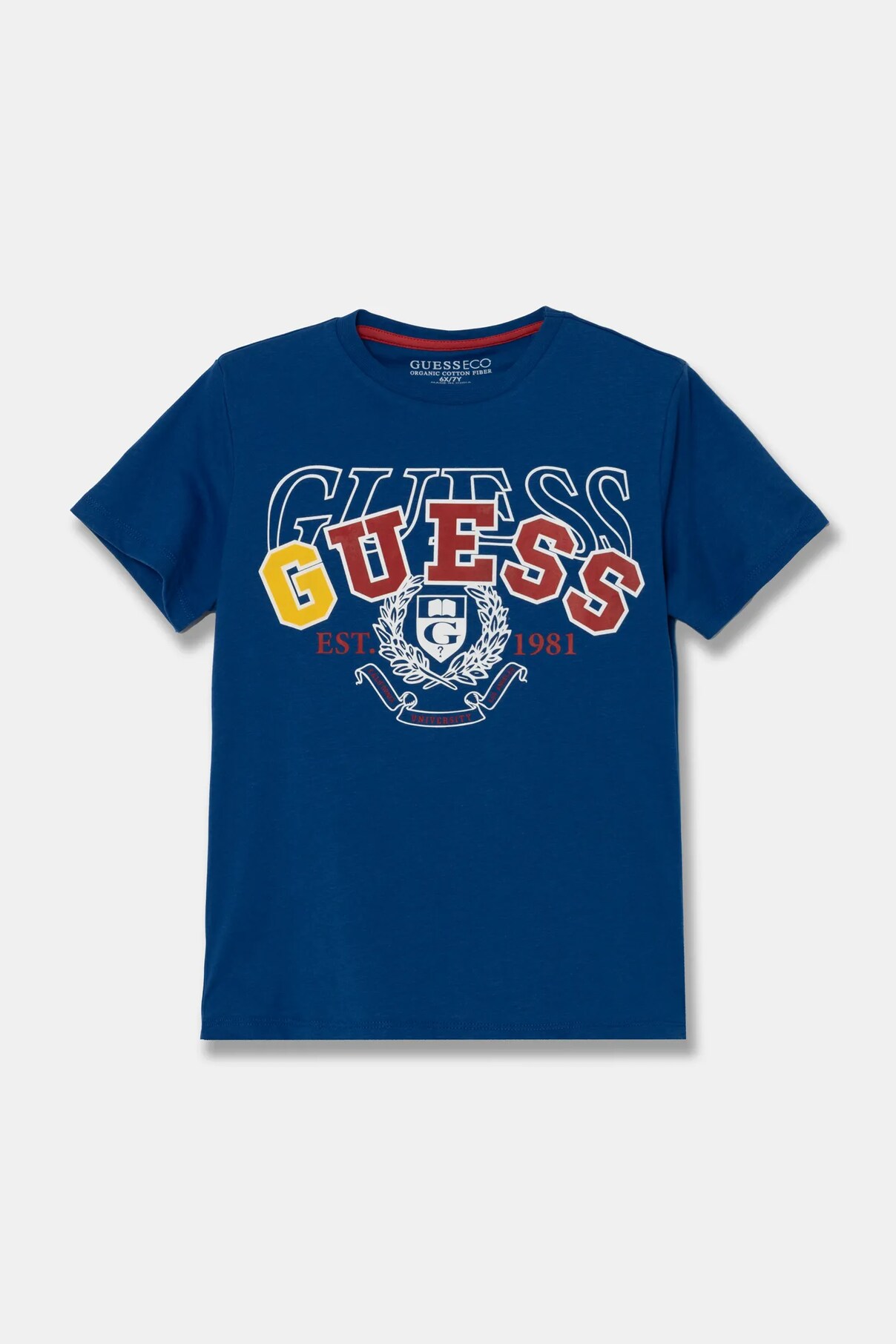 

Футболка из хлопка для детей Guess, синий