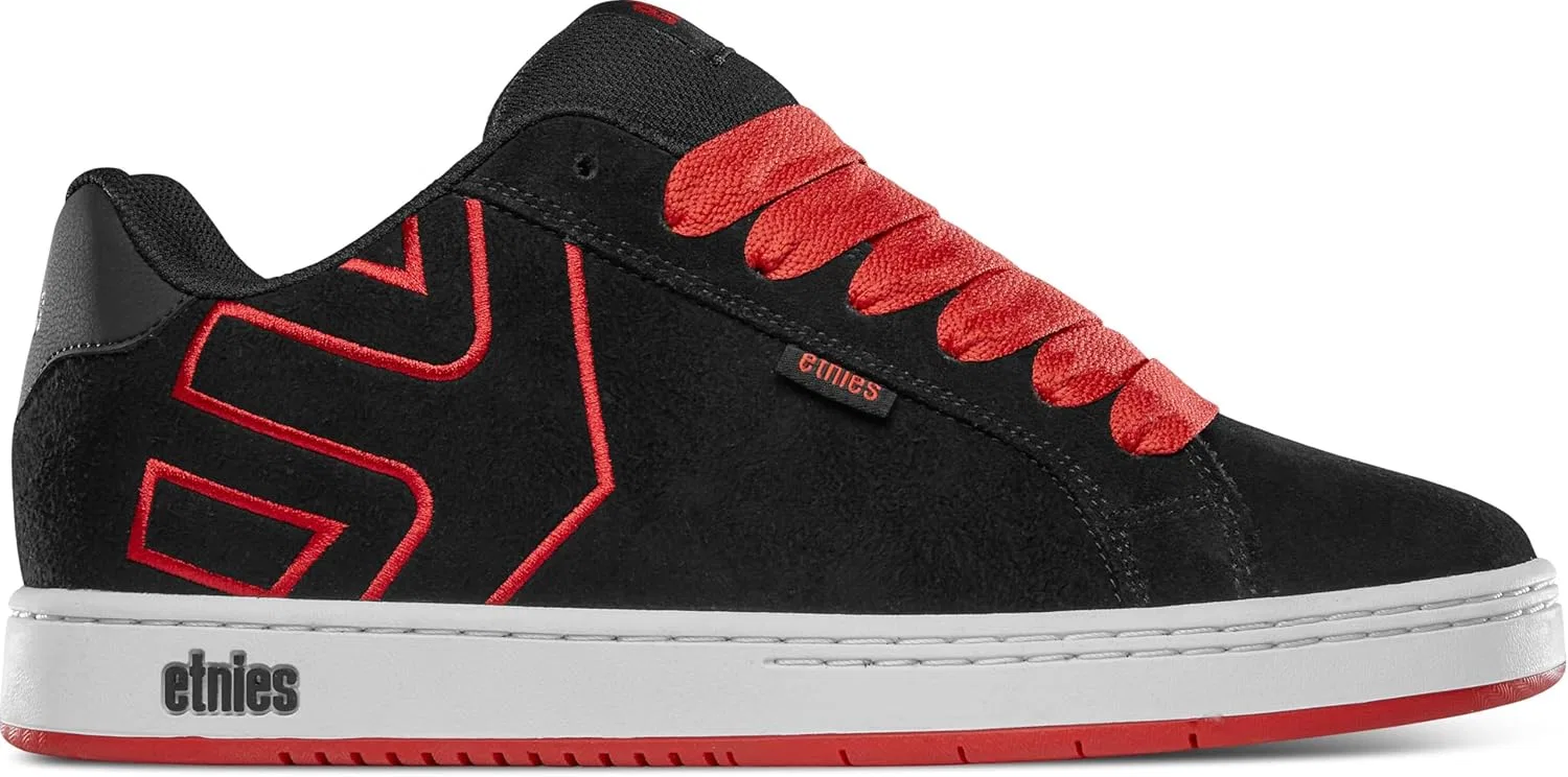 Кроссовки для скейтбординга Etnies Fader, черно-красные
