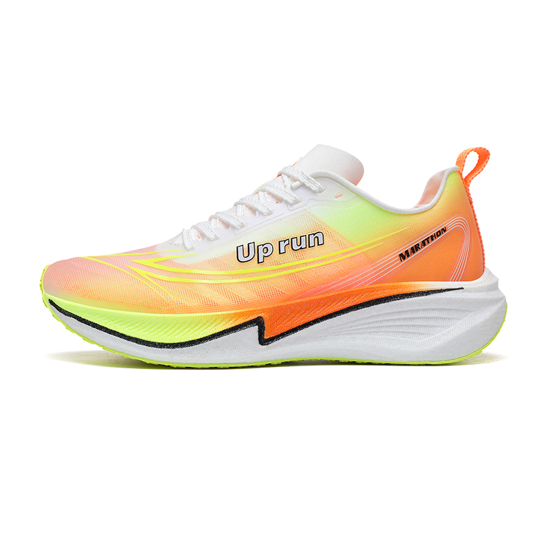 

Up Run Унисекс беговые кроссовки Flame Orange в оранжево-зелено-белом цвете, цвет Orange Green White