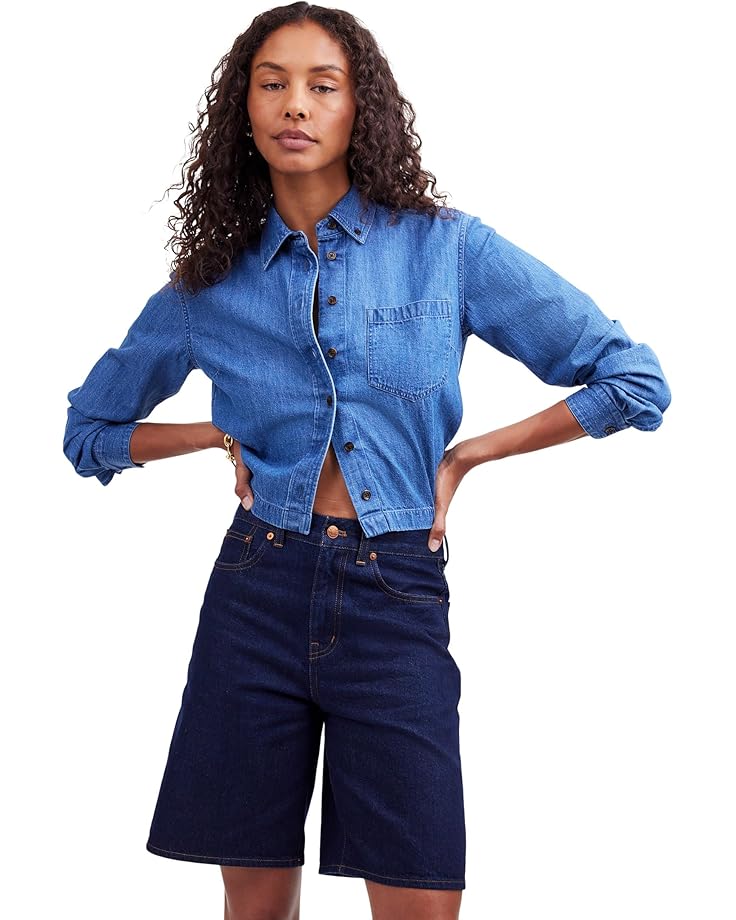 

Шорты Madewell Bermuda Shorts In Bronxville Wash, цвет Bronxville Wash