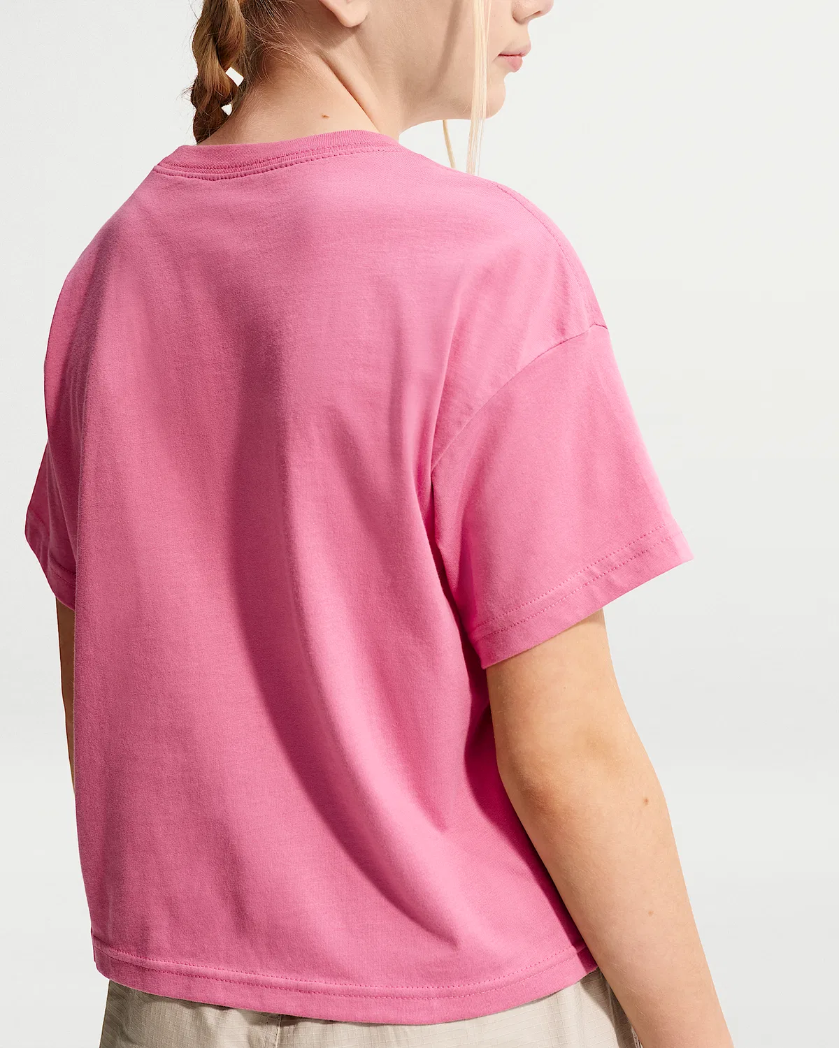Детская футболка Nike Sportswear (для девочек), Peony — фото 2