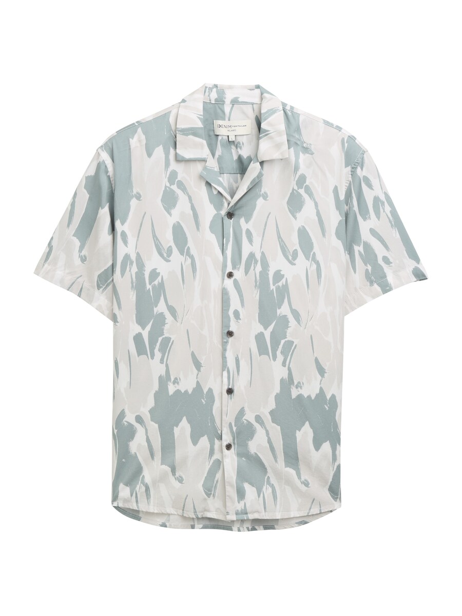 

Рубашка на пуговицах Comfort fit TOM TAILOR DENIM, серый/светло-серый