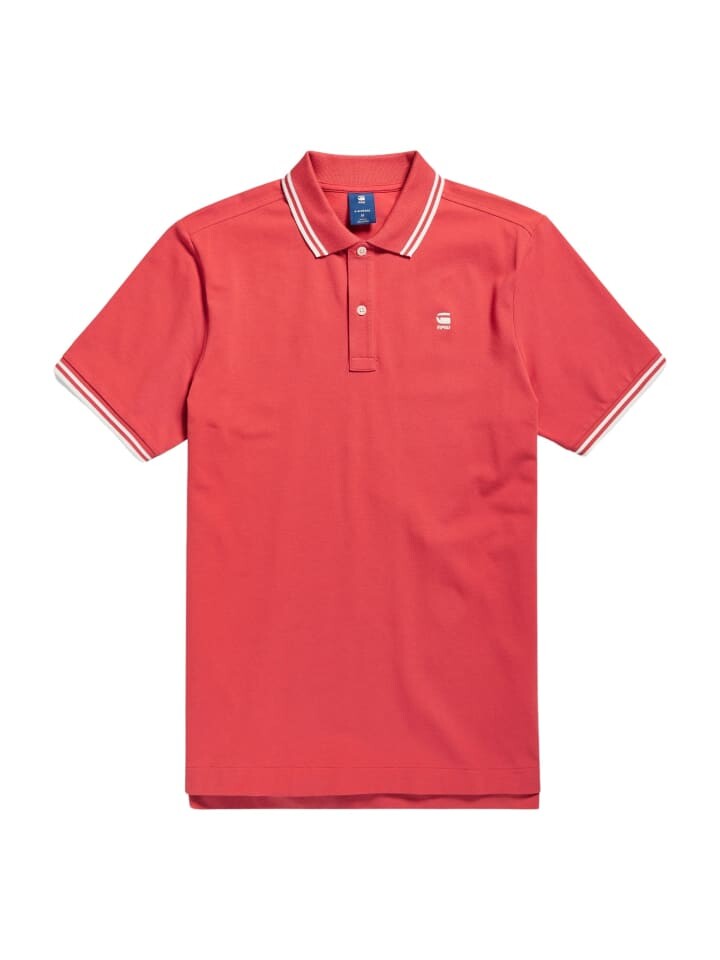 

Поло G-Star Raw Dunda Slim Stripe, красный