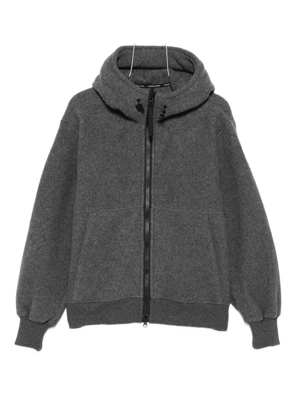 

Бомбер с капюшоном Canada Goose, серый