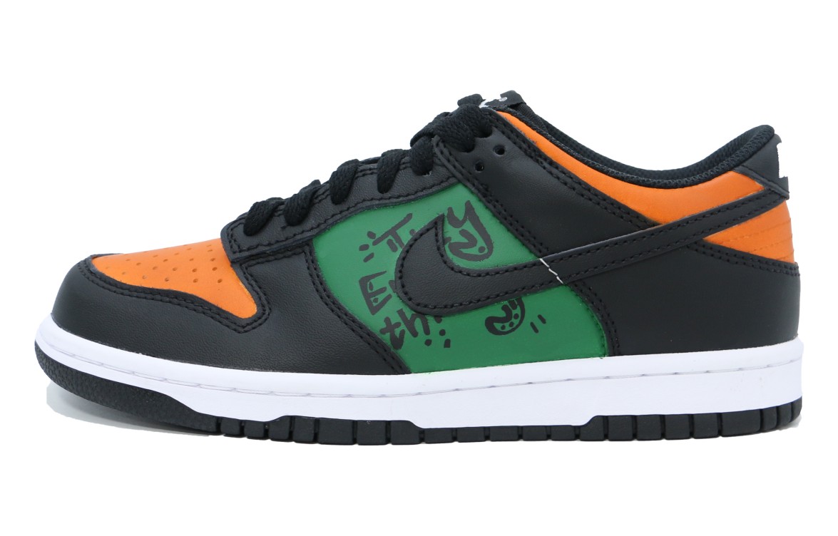 

Nike Детские кроссовки для скейтбординга Dunk "Black" Low Top для подростков