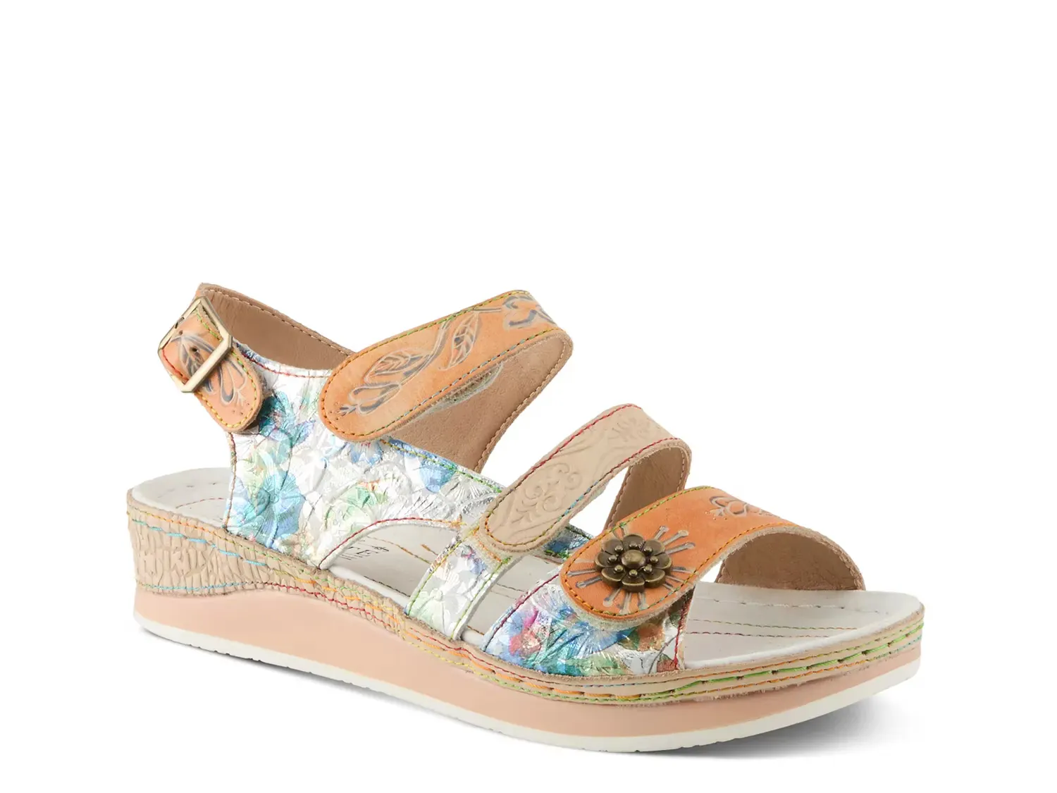 Сандалии Sumacah Platform L'Artiste, Orange/Blue/Beige