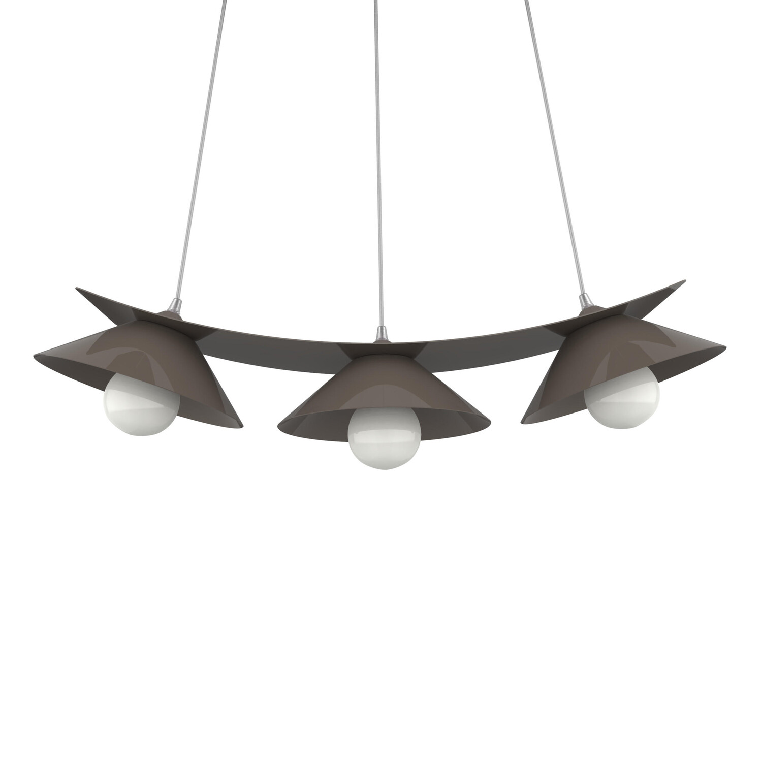 

Подвесной светильник Lumicom, 70x25x16 см, серо-коричневый