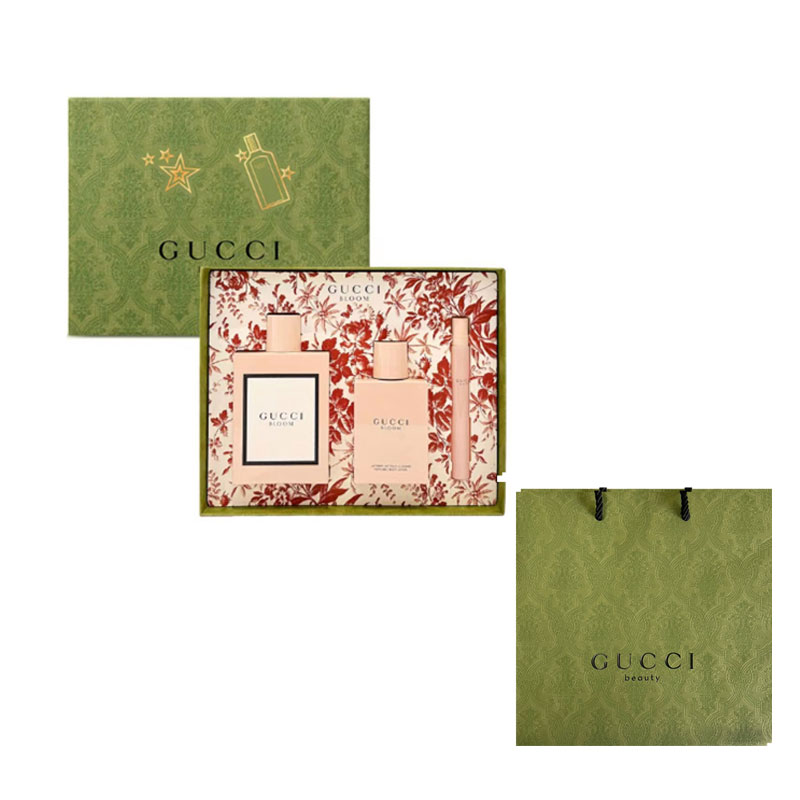 

Набор парфюмерии Flower Yue туалетная вода EDP цветочные ноты 100мл+10мл+лосьон для тела 100мл GUCCI