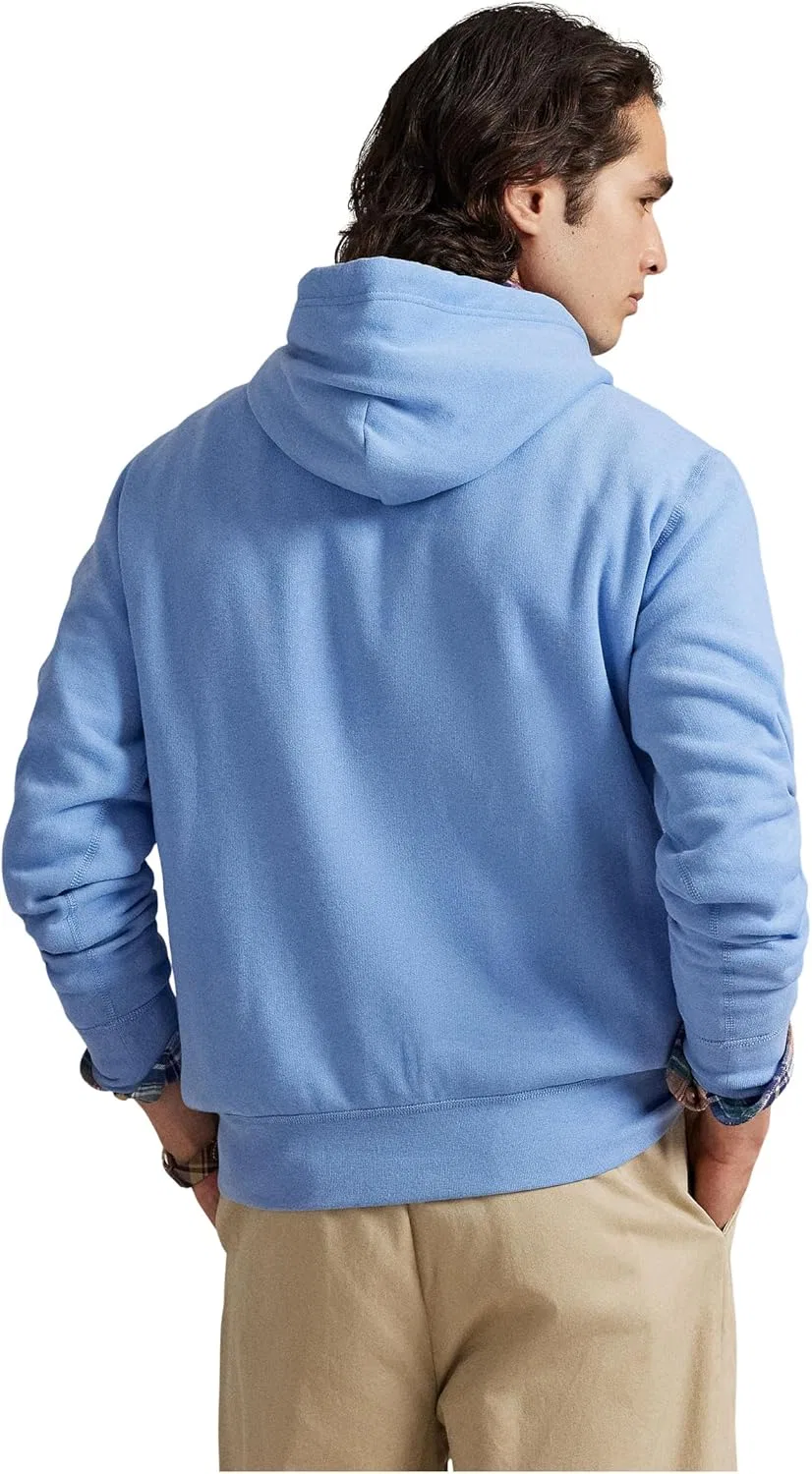Мужская флисовая футболка с длинным рукавом POLO RALPH LAUREN, Bristol Blue — фото 2