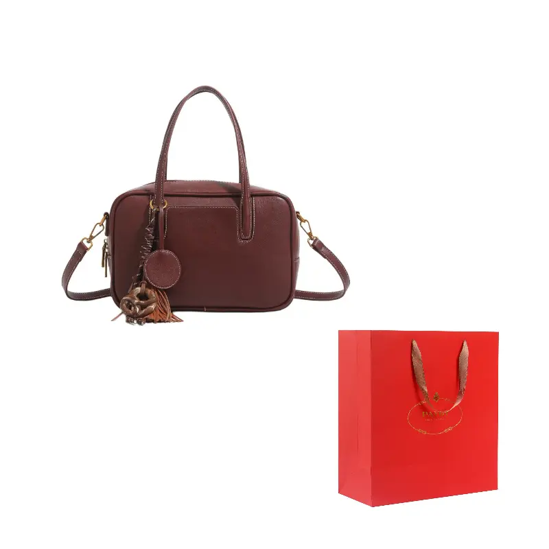 

PAYOT Синтетическая кожаная сумка через плечо Women's Burgundy/Brown/Black