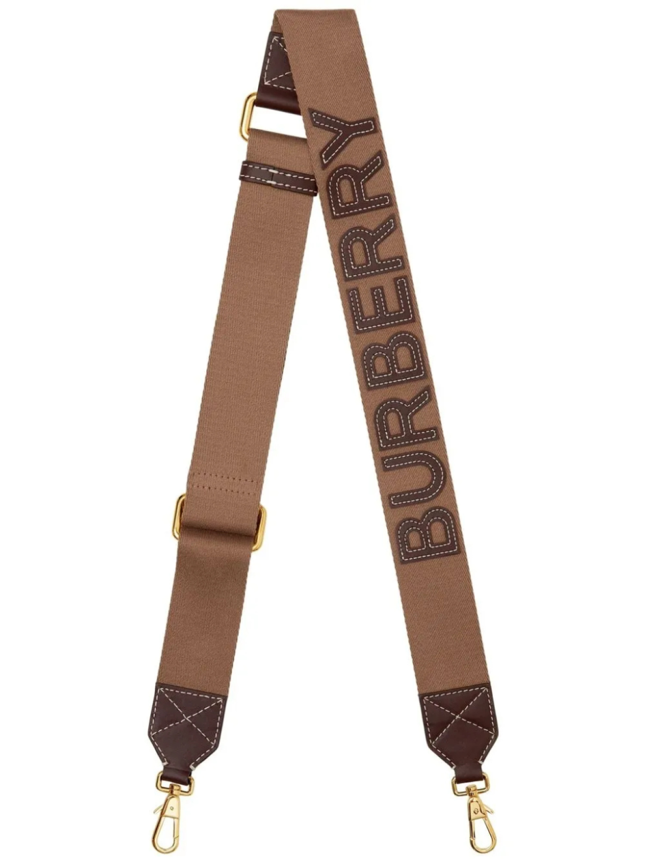 

Burberry ремень с логотипом, коричневый