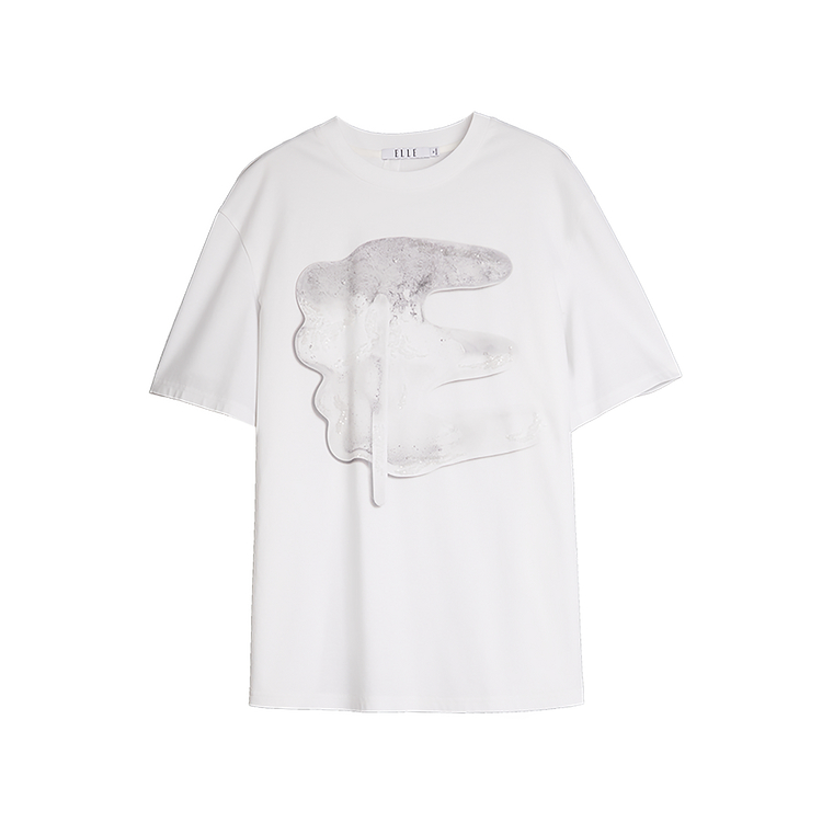 

Футболка Women's Crew Neck Moderate ELLE, белый