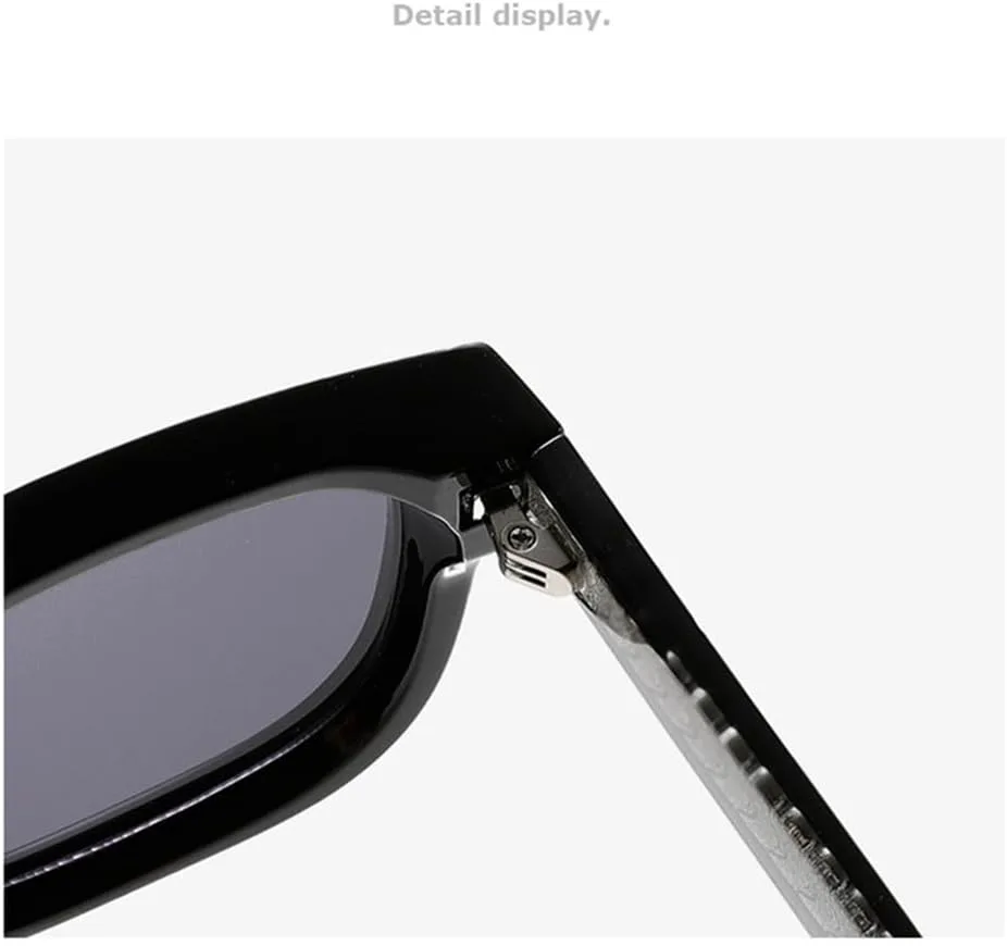 

Женские солнцезащитные очки в стиле ретро с заклепками, градиентные линзы, защита от УФ-излучения UV400. Мужские солнцезащитные очки в стиле панк HDUBFY, Black Grey