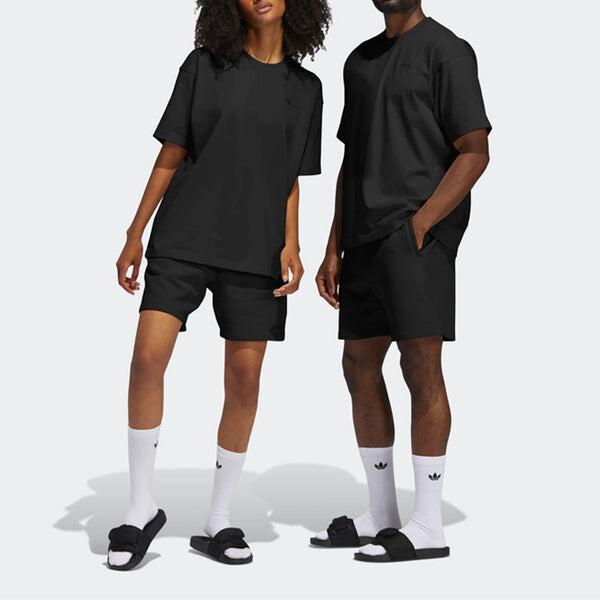 Шорты x pharrell drawstring lacing shorts 'black' Adidas, черный — фото 3