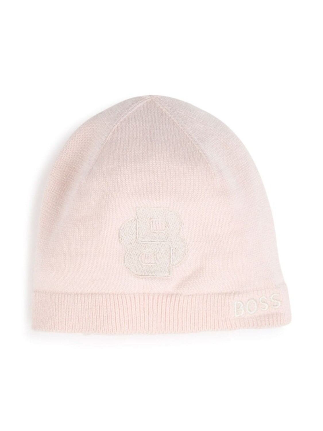 

BOSS Kidswear комплект из слиперов и шапки бини с вышитым логотипом, розовый