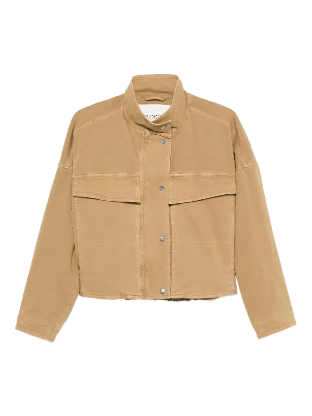 

Укороченная куртка с карманами-клапанами Closed, нейтральный