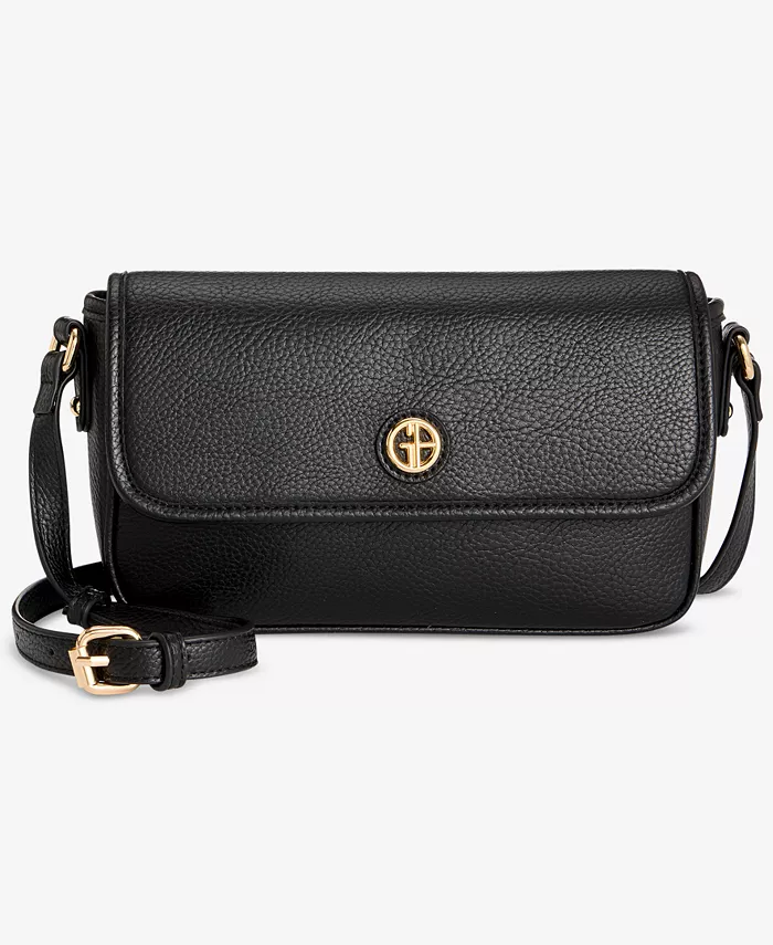 

Сумка через плечо Pebble East West Small Flap Giani Bernini, красный