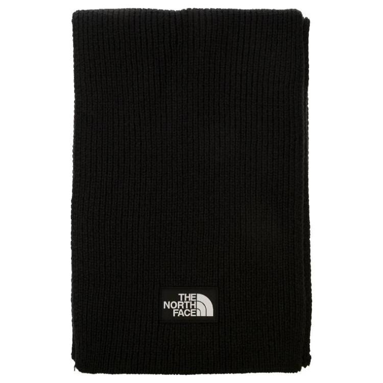 

Акриловый вязаный шарф унисекс THE NORTH FACE, черный