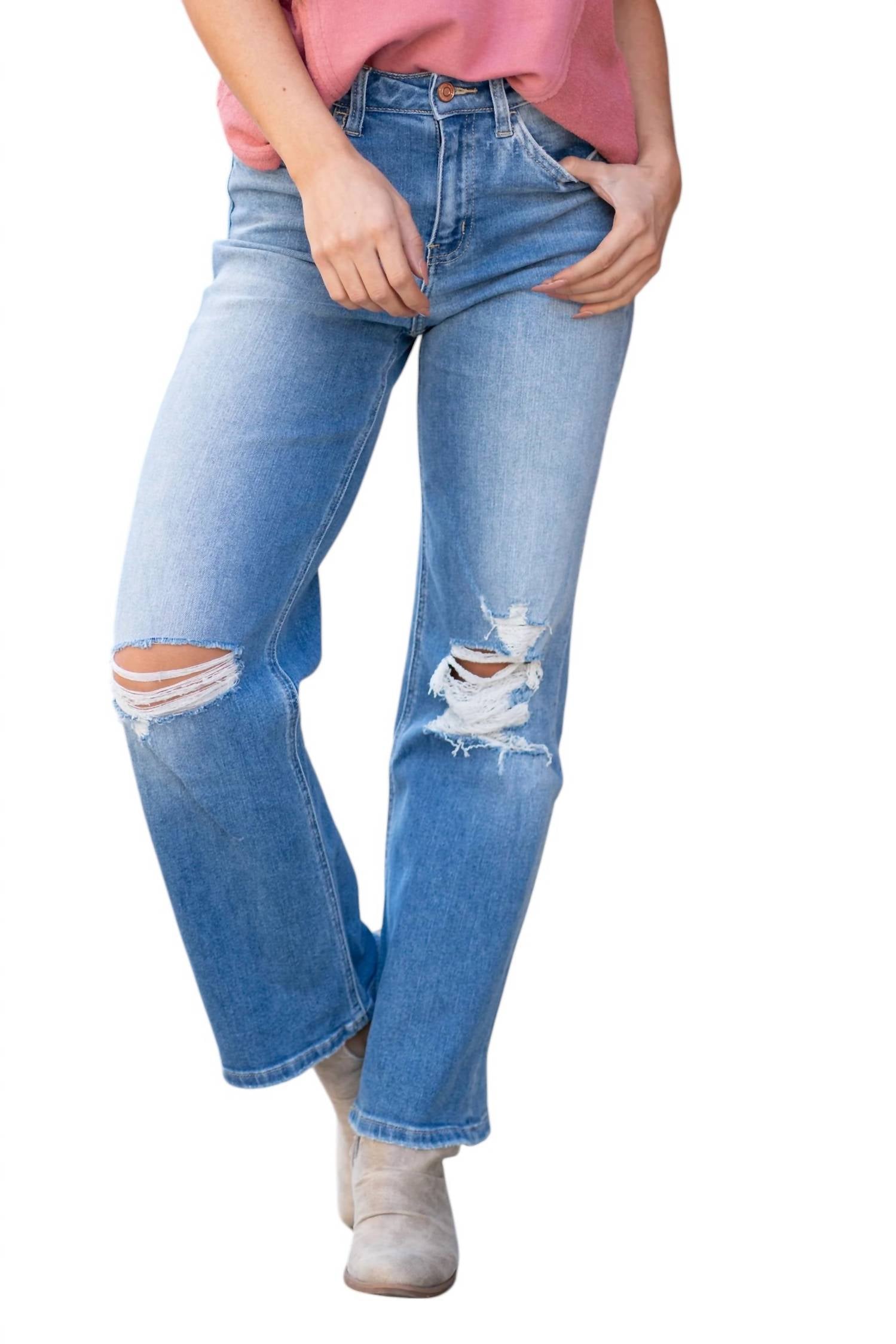 

Джинсы Dad Jeans с высокой посадкой в ​​стиле 90-х годов в стиле Alchemilla FLYING MONKEY
