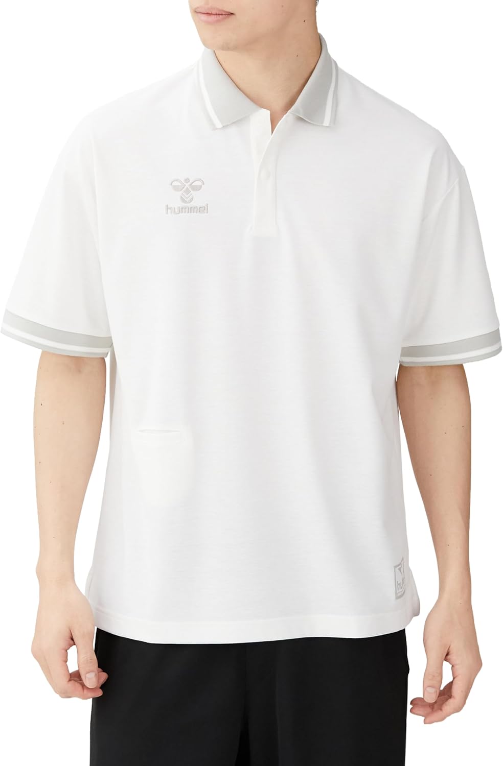 

Мужская поло-рубашка Hummel PLAY с коротким рукавом, кремовый