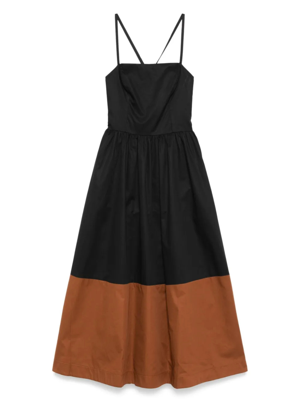 

Платье миди из поплина MOUTAKI, черный