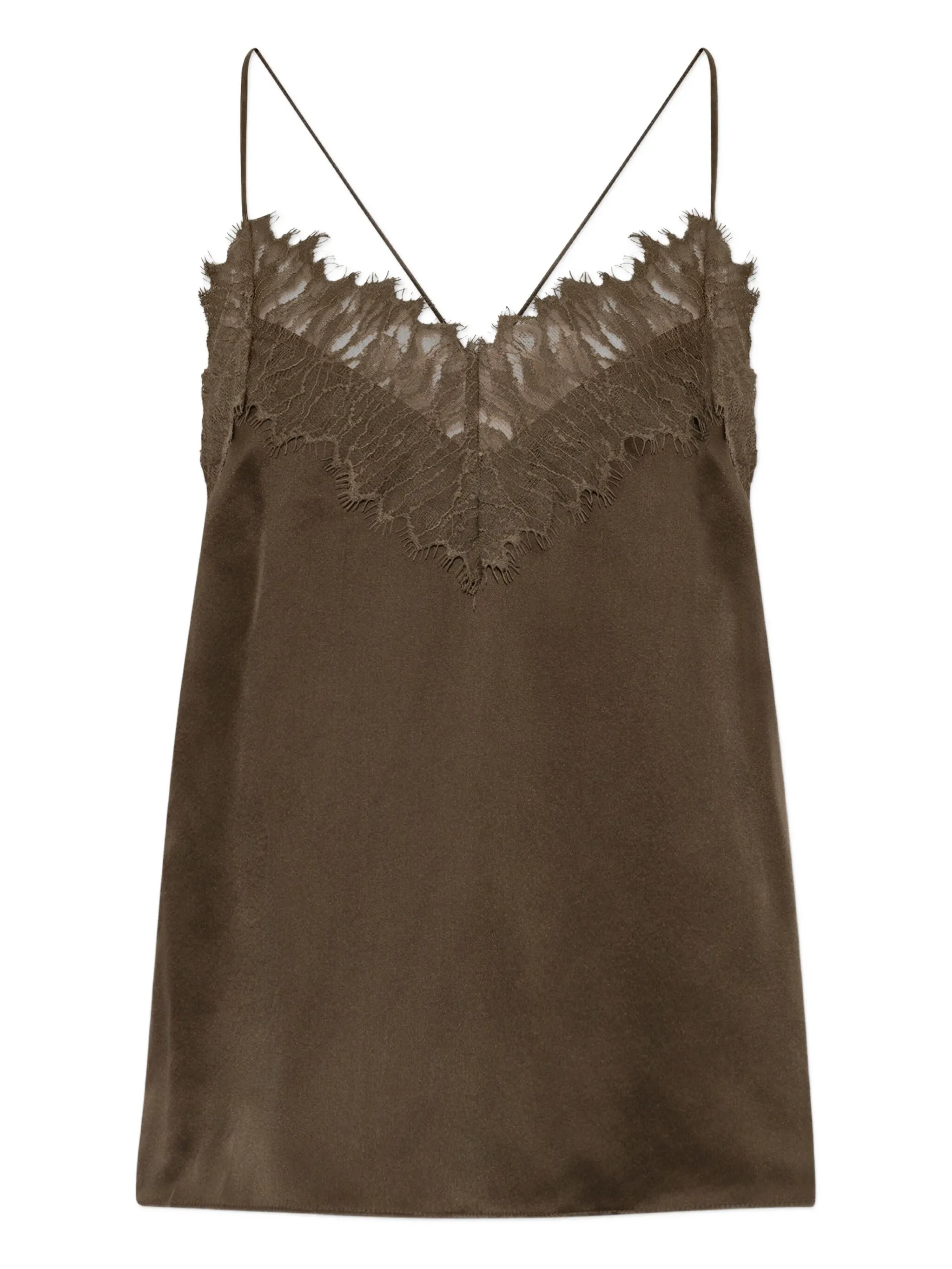 

Шелковый топ с кружевом Iro, зеленый