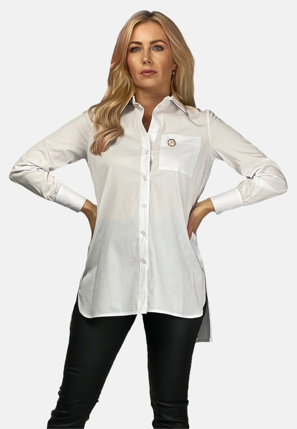 

Блузка-рубашка REGINA FASHION, цвет white