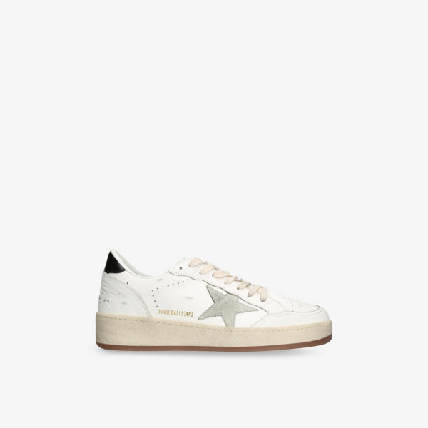 

Кроссовки кожаные Golden Goose Ballstar 2, белый / кремовый