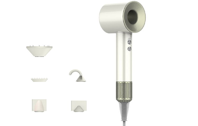 

Фен для волос Ruosai, Glaze white - five-wind nozzle