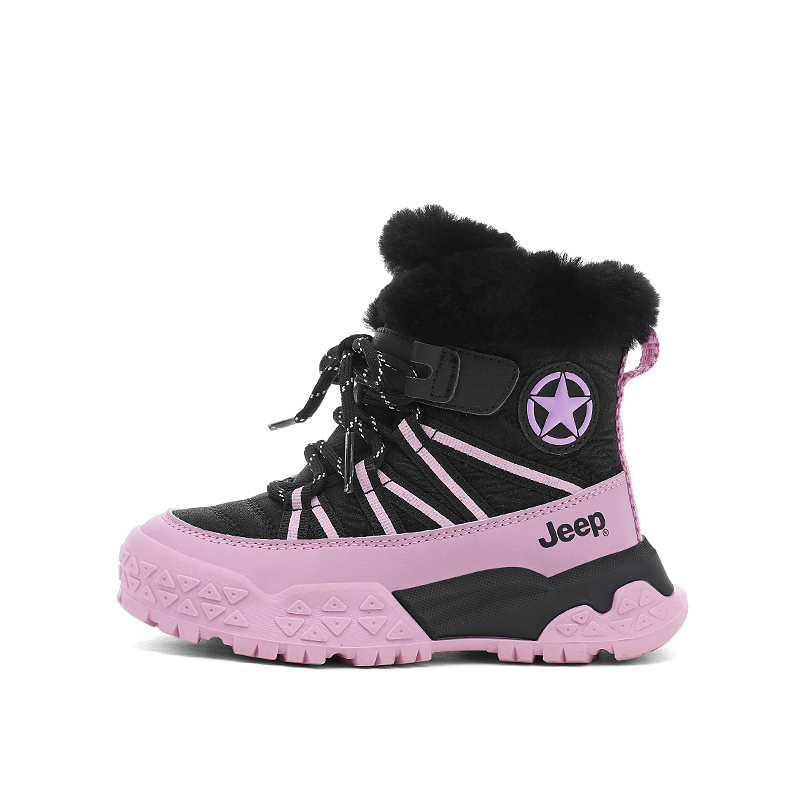 

Jeep Высокие зимние ботинки Starburst Black/Purple детские