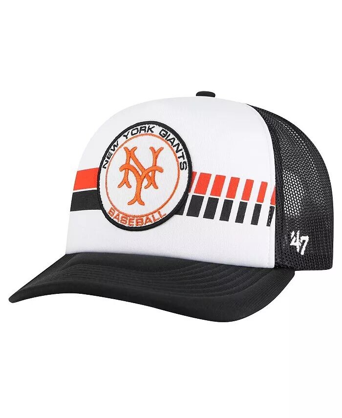 

Мужская белая/черная регулируемая шляпа San Francisco Giants Cooperstown Collection Pack Express Trucker '47 Brand, мультиколор