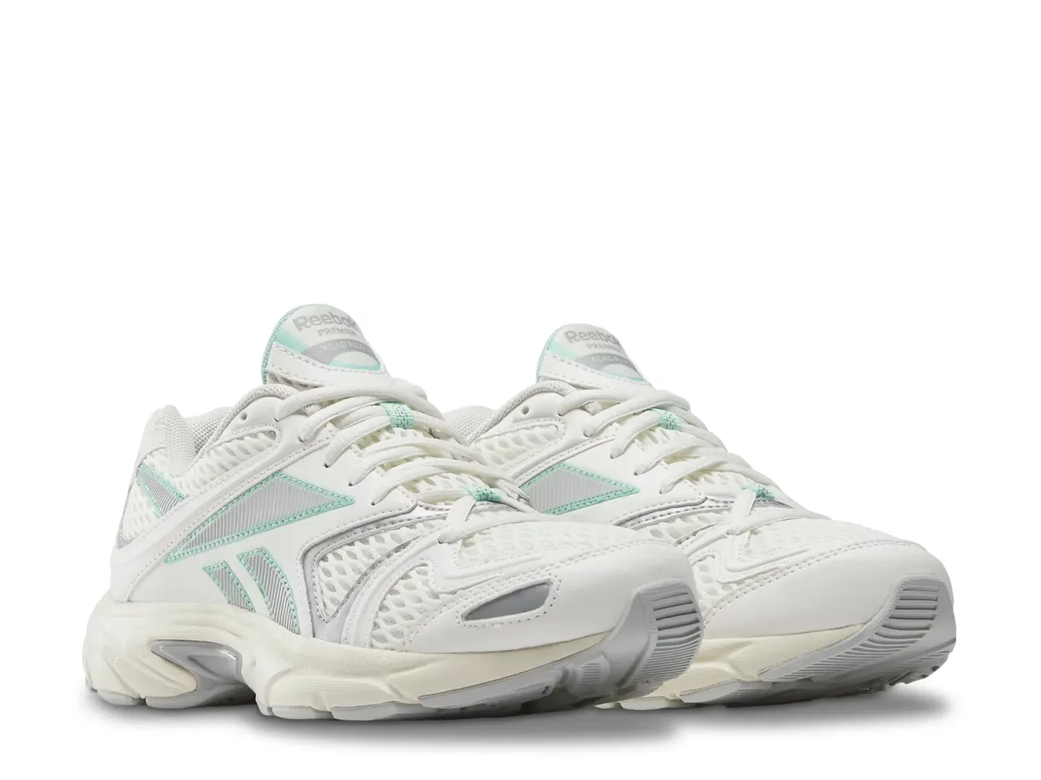 Кроссовки Premier Road Plus VI - женские Reebok, White/Grey — фото 2