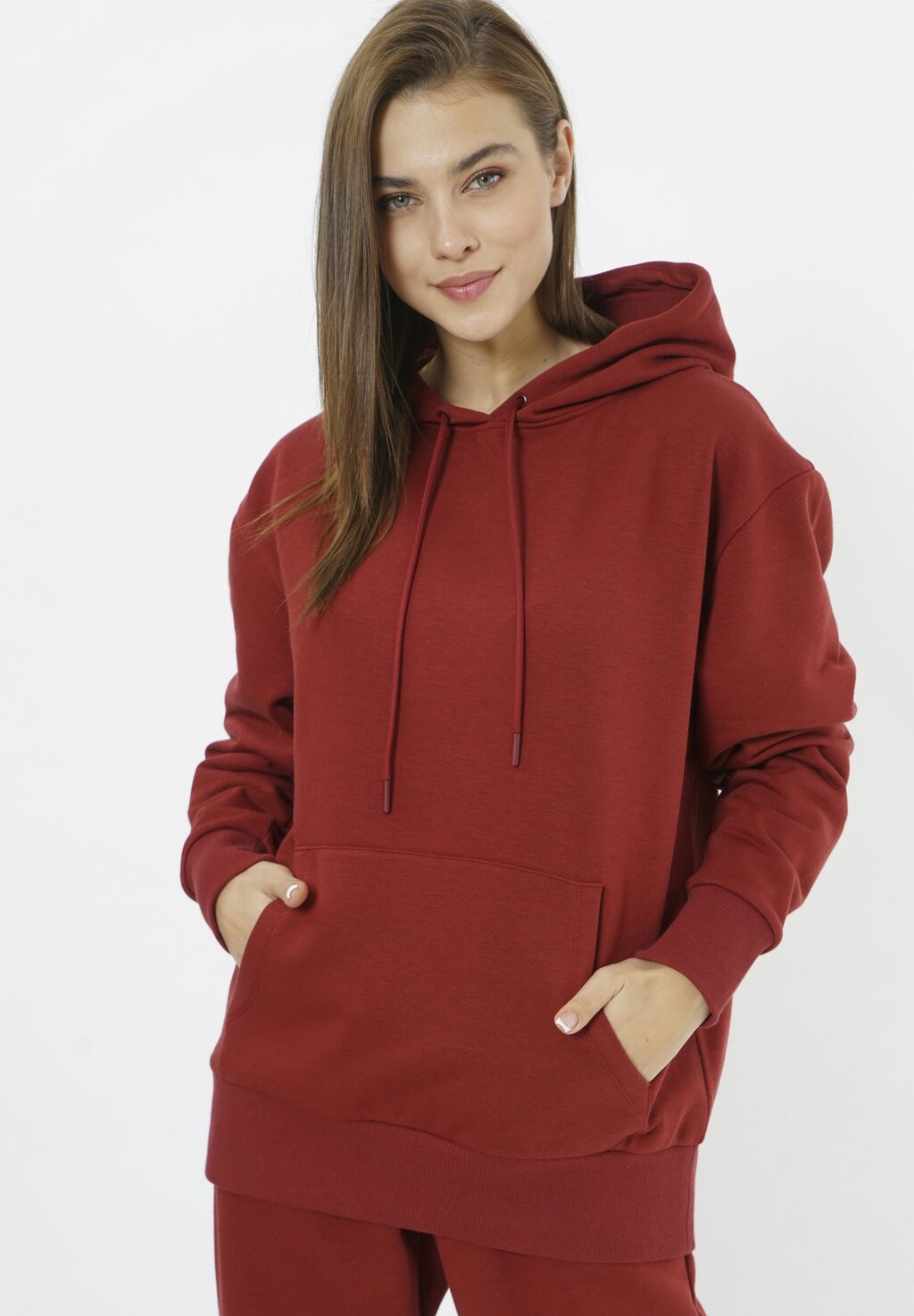 

Толстовка OVERSIZED UNISEX LOOSE FIT ELEVATE EOSELIO, цвет burgundy