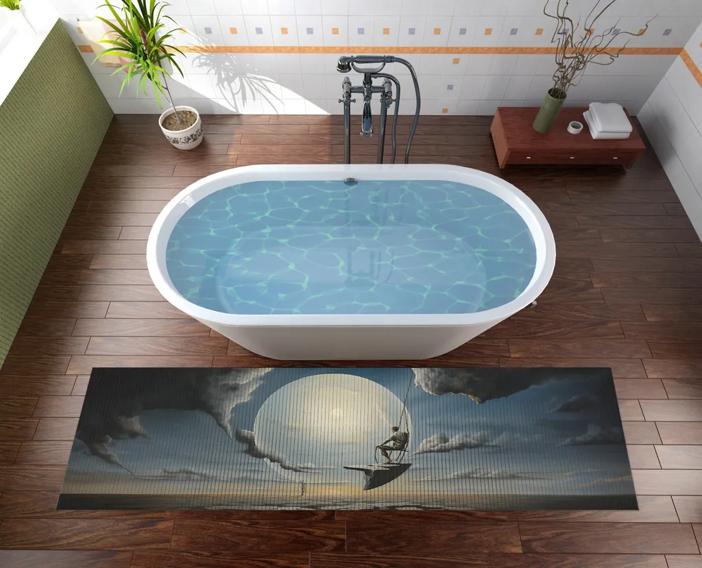 

Коврик для ванной Wallario