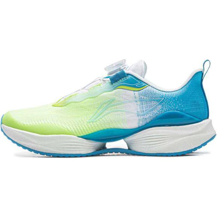 

Детские кроссовки с низким верхом и противоскользящей подошвой, устойчивые к износу LINING YOUNG, синий/зеленый