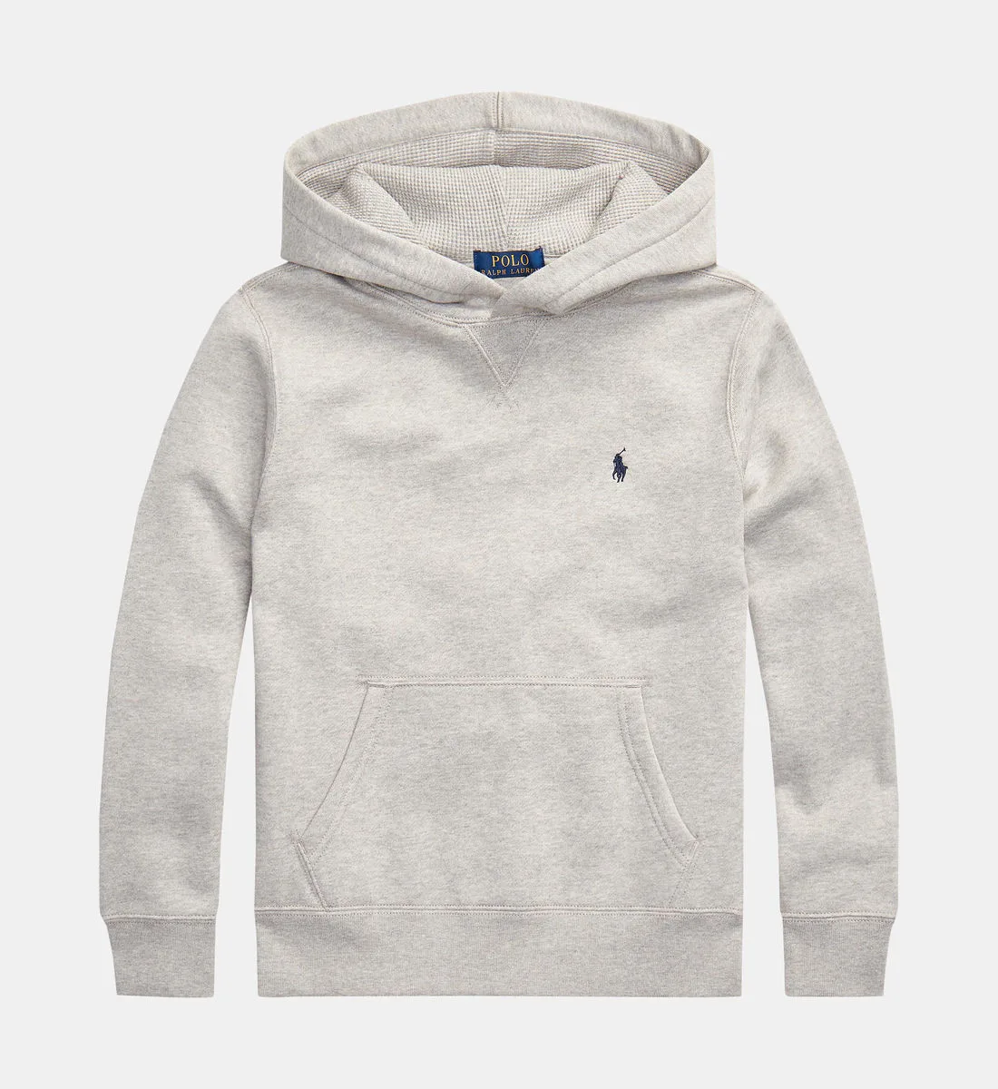 Худи Polo Ralph Lauren с пони из хлопка, серый