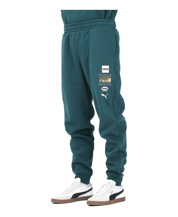 

Спортивные зеленые брюки Puma, зеленый